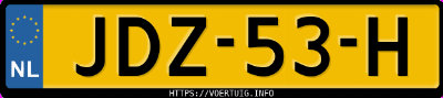 Kenteken afbeelding van JDZ53H, zwarte Kia EV4