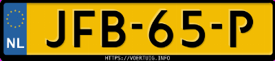 Kenteken afbeelding van JFB65P, paarse Kia EV4