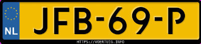 Kenteken afbeelding van JFB69P, paarse Kia EV4