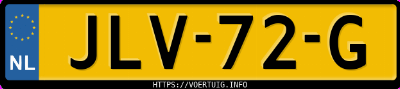 Kenteken afbeelding van JLV72G, zwarte Kia EV3 Long Range