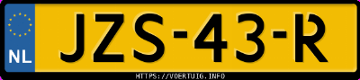 Kenteken afbeelding van JZS43R, zwarte Kia EV3 Long Range