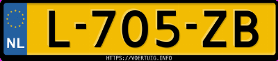 Kenteken afbeelding van L705ZB, zwarte Kia Niro Ev 64.8 Kwh