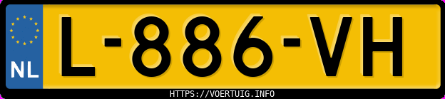 Kenteken afbeelding van L886VH, zwarte Kia Niro Ev 64.8 Kwh