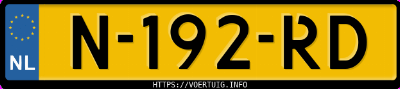 Kenteken afbeelding van N192RD, witte Kia Niro Ev 64.8 Kwh