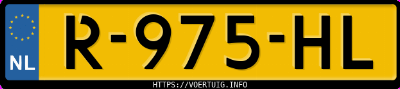 Kenteken afbeelding van R975HL, witte Kia Stonic 1.0 Mhev