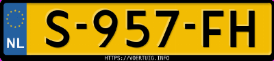 Kenteken afbeelding van S957FH, grijze Kia Ceed Sw 1.0 Tgdi
