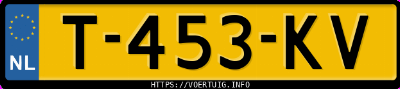 Kenteken afbeelding van T453KV, blauwe Kia Niro Ev 64.8 Kwh
