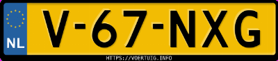 Kenteken afbeelding van V67NXG,  Kia PV5 Long Range