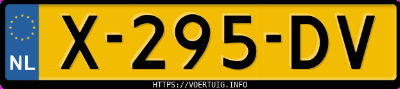 Kenteken afbeelding van X295DV, groene Kia EV6 Long Range Rwd