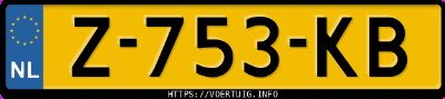 Kenteken afbeelding van Z753KB, grijze Kia Ceed Sw 1.0 Mhev