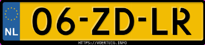 Kenteken afbeelding van 06ZDLR, grijze Lancia Ypsilon