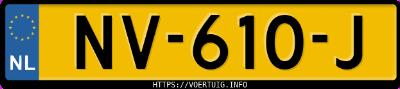 Kenteken afbeelding van NV610J, grijze Land Rover Discovery Sport Ed4