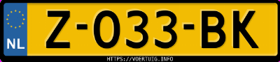 Kenteken afbeelding van Z033BK, grijze Land Rover Range Rover Sport Si4 Phev