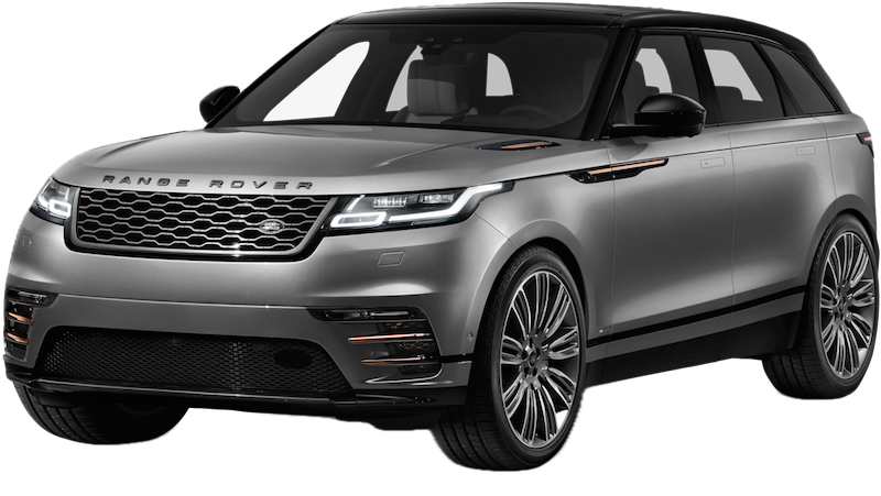 Afbeelding van X614DH, zwarte Land Rover Range Rover Velar Ephev stationwagen