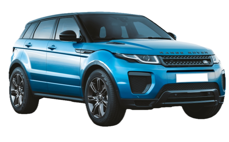 Afbeelding van X081RJ, zwarte Land Rover Range Rover Evoque Phev stationwagen