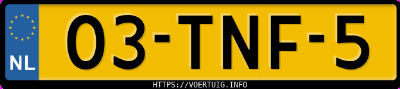 Kenteken afbeelding van 03TNF5, grijze Lexus CT200H