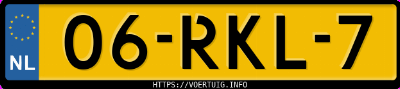 Kenteken afbeelding van 06RKL7, witte Lexus CT200H