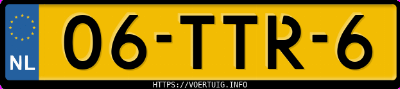 Kenteken afbeelding van 06TTR6, zwarte Lexus CT200H