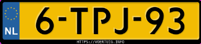 Kenteken afbeelding van 6TPJ93, blauwe Lexus Rx450h