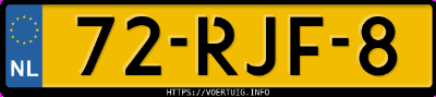 Kenteken afbeelding van 72RJF8, grijze Lexus RX350