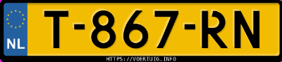 Kenteken afbeelding van T867RN, grijze Lexus UX250H