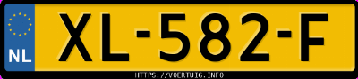 Kenteken afbeelding van XL582F, grijze Lexus RX450H