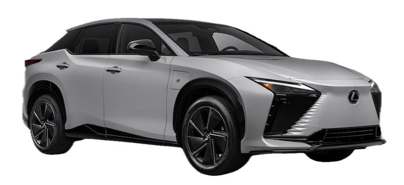 Afbeelding van JTT77D, grijze Lexus RZ550E F Sport mpv