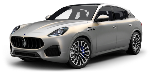 Afbeelding van HTF42G, zwarte Maserati Grecale Folgore stationwagen