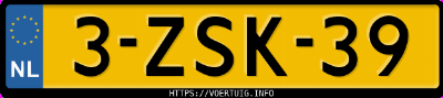 Kenteken afbeelding van 3ZSK39, rode Mazda CX-5 G 165