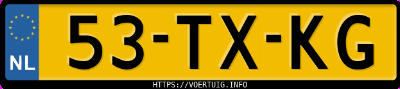 Kenteken afbeelding van 53TXKG, grijze Mazda MX-5 1.6