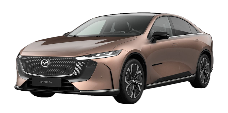 Afbeelding van JPT68T, bruine Mazda 6E hatchback