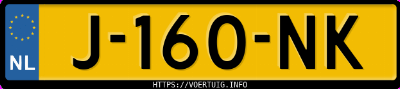 Kenteken afbeelding van J160NK, zwarte Mazda CX-5 G 165