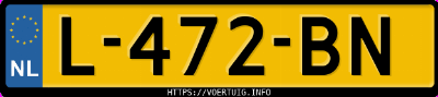 Kenteken afbeelding van L472BN, grijze Mazda MX-5 160