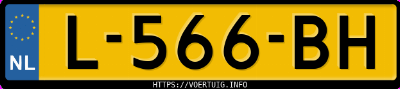 Kenteken afbeelding van L566BH, grijze Mazda 5 2.0