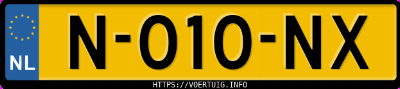 Kenteken afbeelding van N010NX, grijze Mazda Cx-5