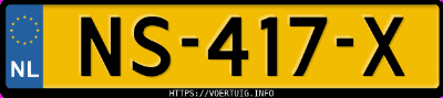 Kenteken afbeelding van NS417X, zwarte Mazda CX-5 4wd