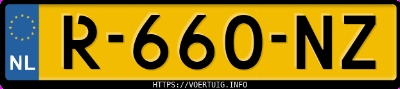 Kenteken afbeelding van R660NZ, grijze Mazda CX-3 G 120