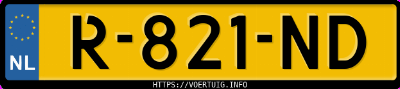 Kenteken afbeelding van R821ND, blauwe Mazda CX-60 G Phev 327