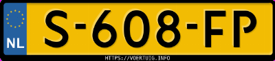 Kenteken afbeelding van S608FP, grijze Mazda CX-30 G180
