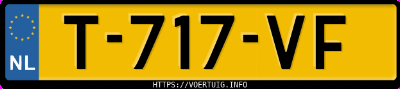 Kenteken afbeelding van T717VF, zwarte Mazda CX-30 G180 At Awd