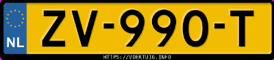 Kenteken afbeelding van ZV990T, witte Mazda CX-30 G122
