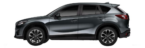 Afbeelding van 4KXR15, zwarte Mazda CX-5 D 150 stationwagen