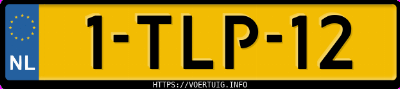 Kenteken afbeelding van 1TLP12, grijze Mercedes-Benz C 220 Bluetec Blue