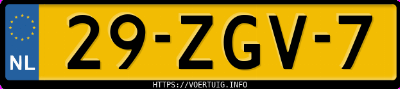 Kenteken afbeelding van 29ZGV7, grijze Mercedes-Benz 112 Cdi