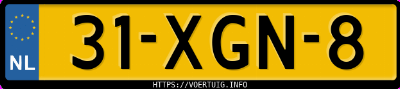 Kenteken afbeelding van 31XGN8, witte Mercedes-Benz 313 Cdi