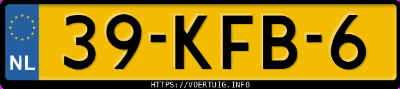 Kenteken afbeelding van 39KFB6, blauwe Mercedes-Benz R 280 Cdi R280 4x2