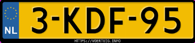 Kenteken afbeelding van 3KDF95, grijze Mercedes-Benz E 200