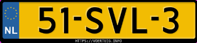 Kenteken afbeelding van 51SVL3, grijze Mercedes-Benz 280 Se