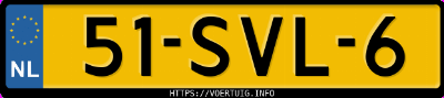 Kenteken afbeelding van 51SVL6, grijze Mercedes-Benz C 180 Cgi T