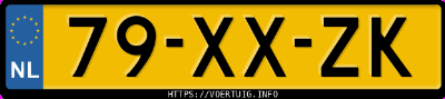 Kenteken afbeelding van 79XXZK, grijze Mercedes-Benz C 280